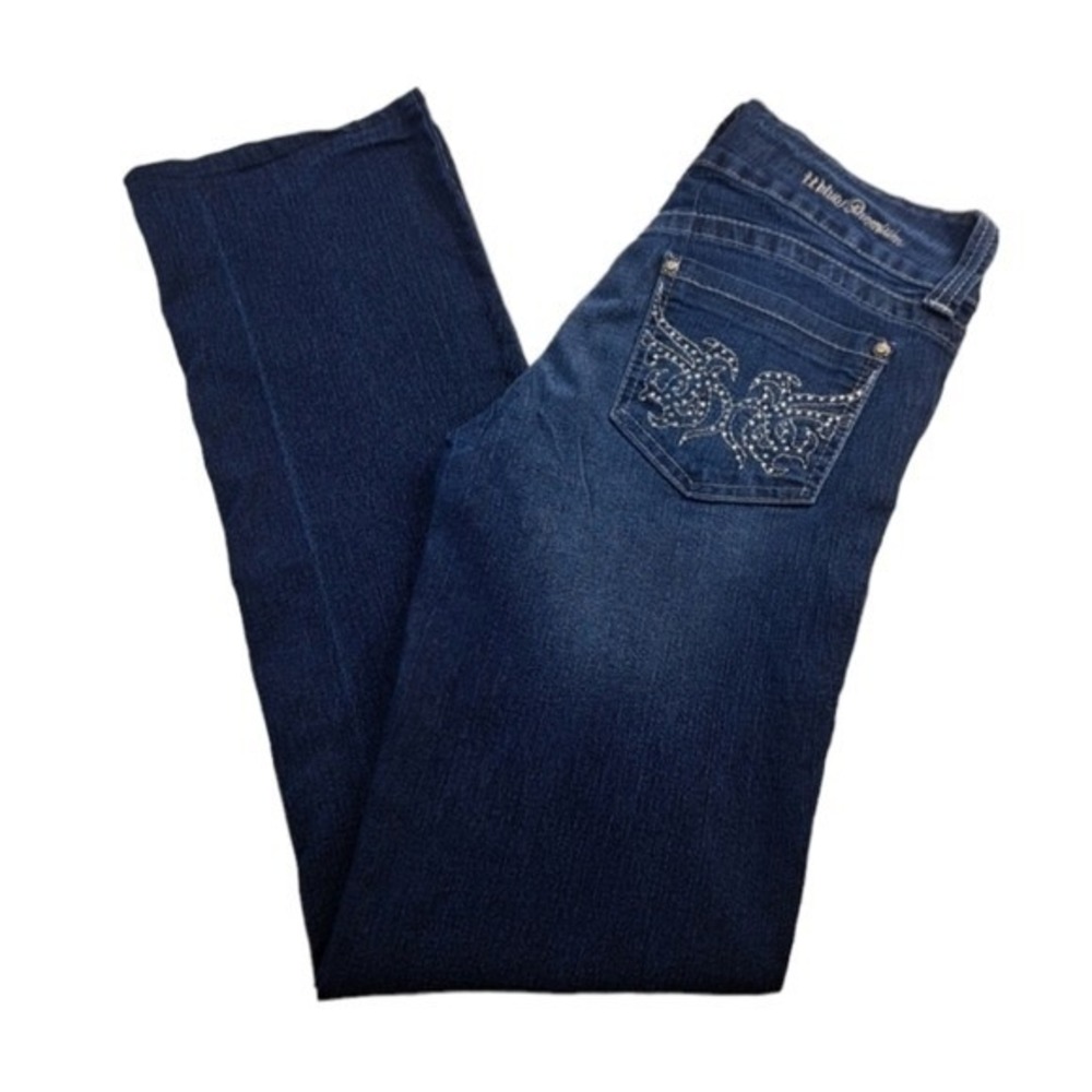 T.T. Blues Premium Women's Blue Jeans Size 7 Embroidered‎
